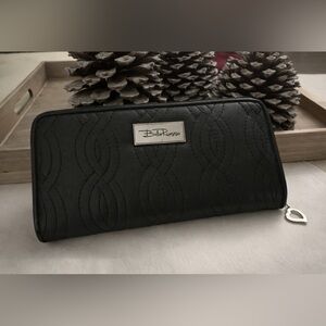 Bella Russo Black Zip-Around Wallet – Elegant & Organized 🖤